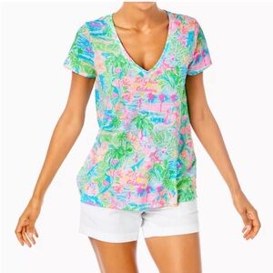 Lilly Pulitzer Lilly Loves California Tshirt XS